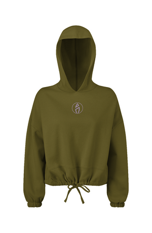 ASCSN Ladies' Cropped Oversize Hoodie
