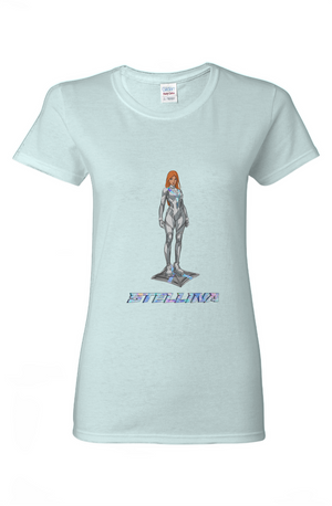 STELLINA- Light Force   Ladies Heavy Cotton T-Shirt