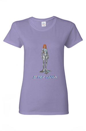 STELLINA- Light Force   Ladies Heavy Cotton T-Shirt