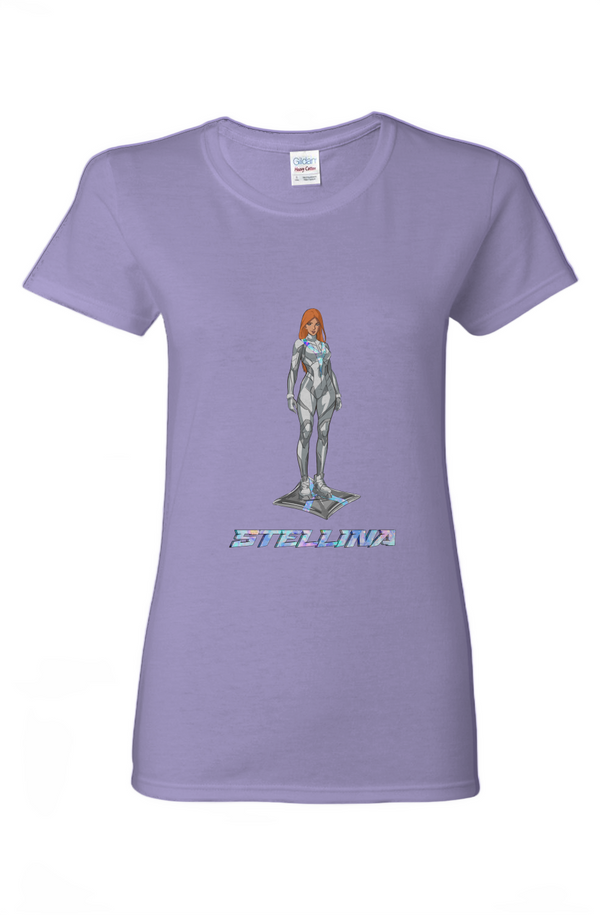 STELLINA- Light Force   Ladies Heavy Cotton T-Shirt